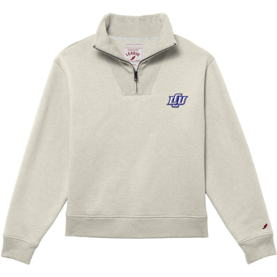 Ladies 1991 Brushes 1/4 Zip | Oatmeal
