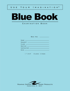 Blue Book 11x8.5
