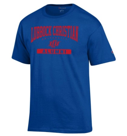 Champion LCU Alumni Red Letter Tee, Blue