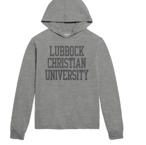 League Unwind LCU LS Hood Tee, Sterling Gray